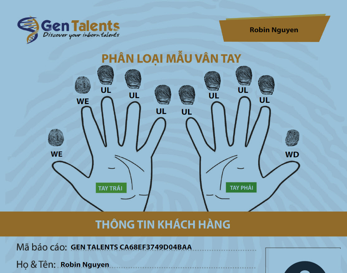 DỊCH VỤ SINH TRẮC VÂN TAY