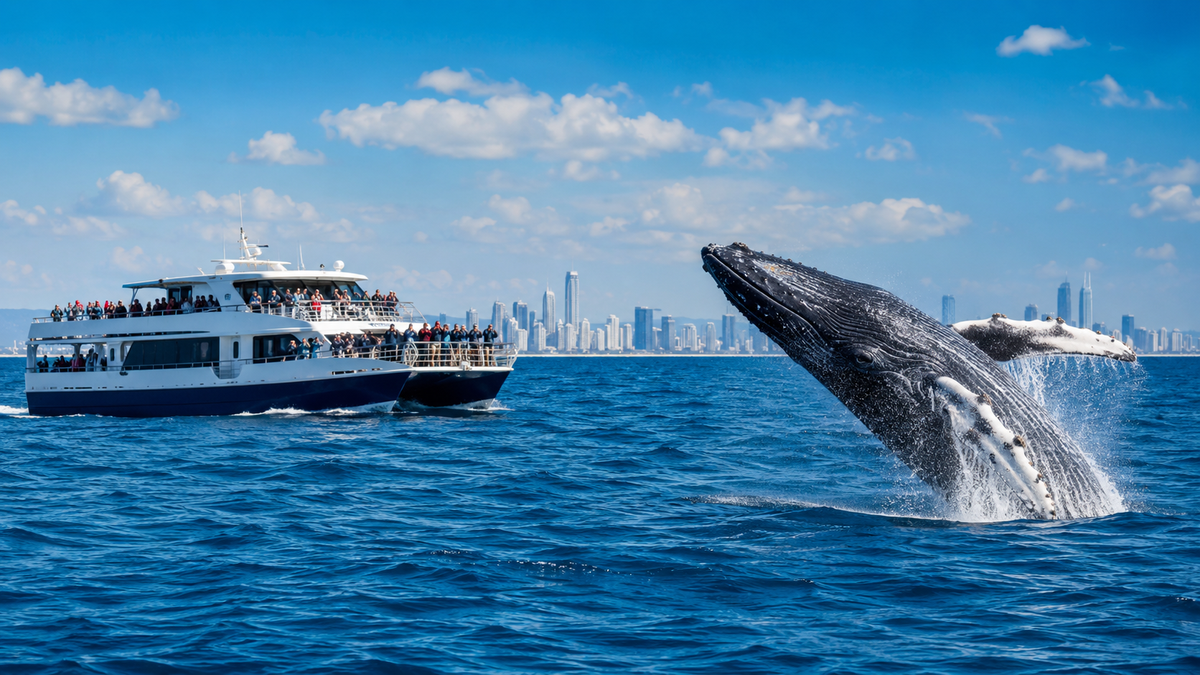 DU THUYỀN NGẮM CÁ VOI GOLD COAST